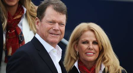 Hilary Watson along with her husband